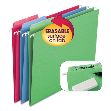 Smead® Erasable  Folders, Letter Size, 1-3-cut Tab, Assorted, 18-box freeshipping - TVN Wholesale